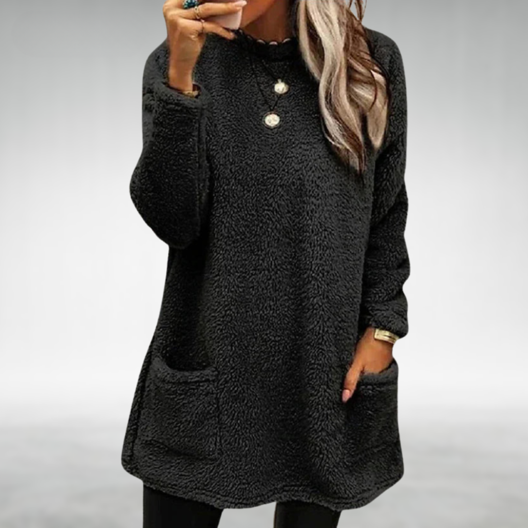 Elowen - Fleece Sweater with Pockets