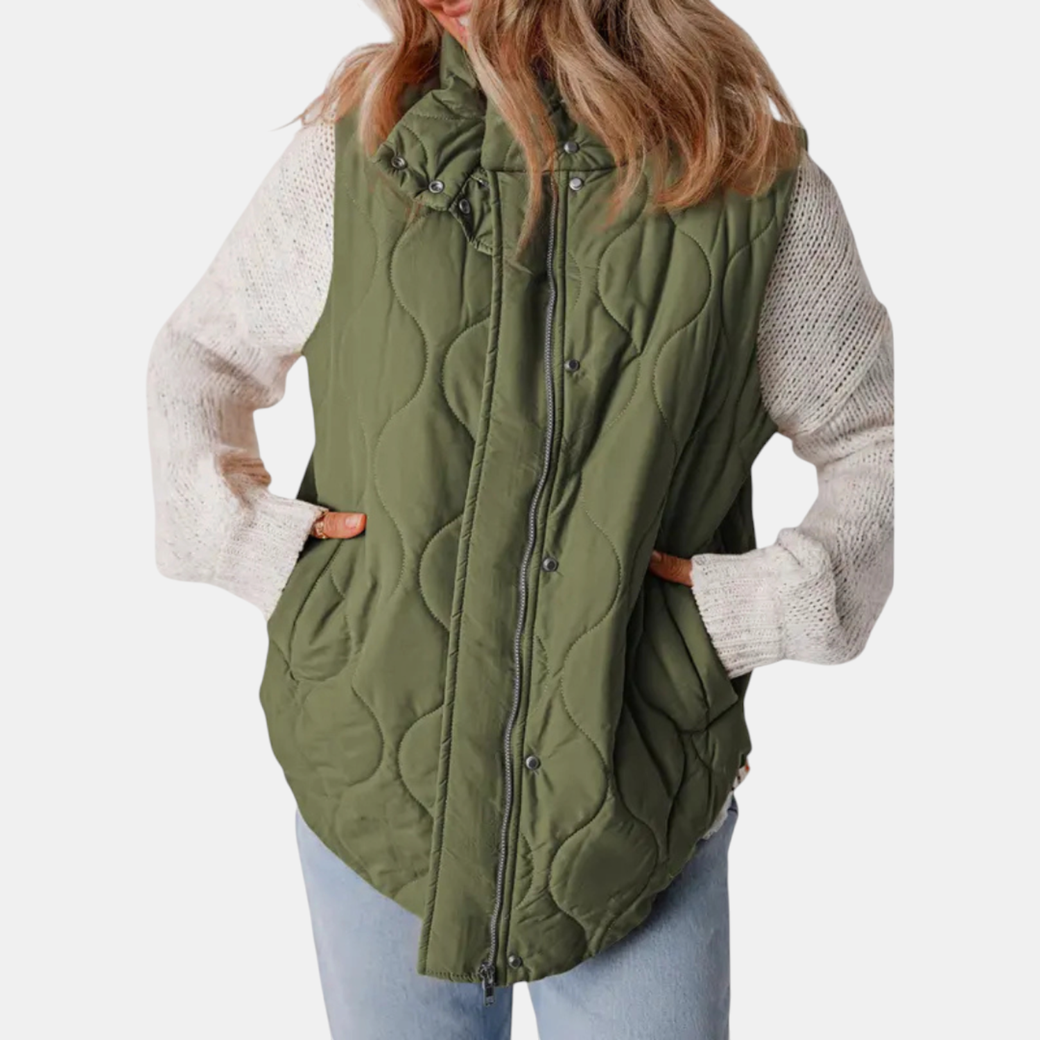 The Marlowe Quilted Hooded Vest