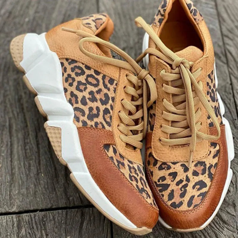 Kira™ | Comfortable Leopard Sneakers