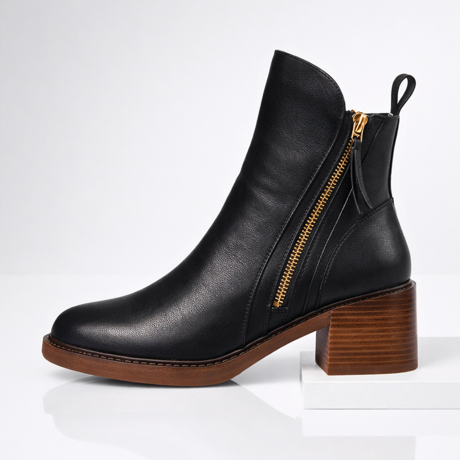 Nola Leather Ankle Boots