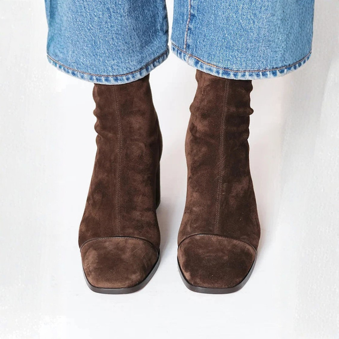 Lora | Elegant Comfort Heel Boots
