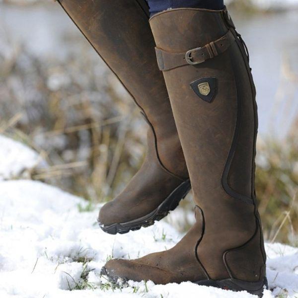 Evelyn | Waterproof Leather Riding Boots