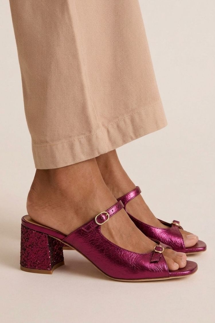 RUBY | Block Toe Heeled Sandals