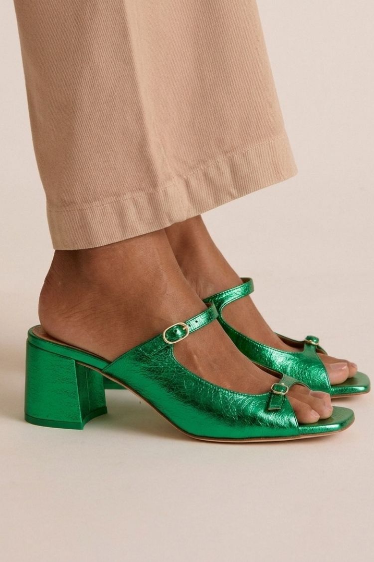 RUBY | Block Toe Heeled Sandals