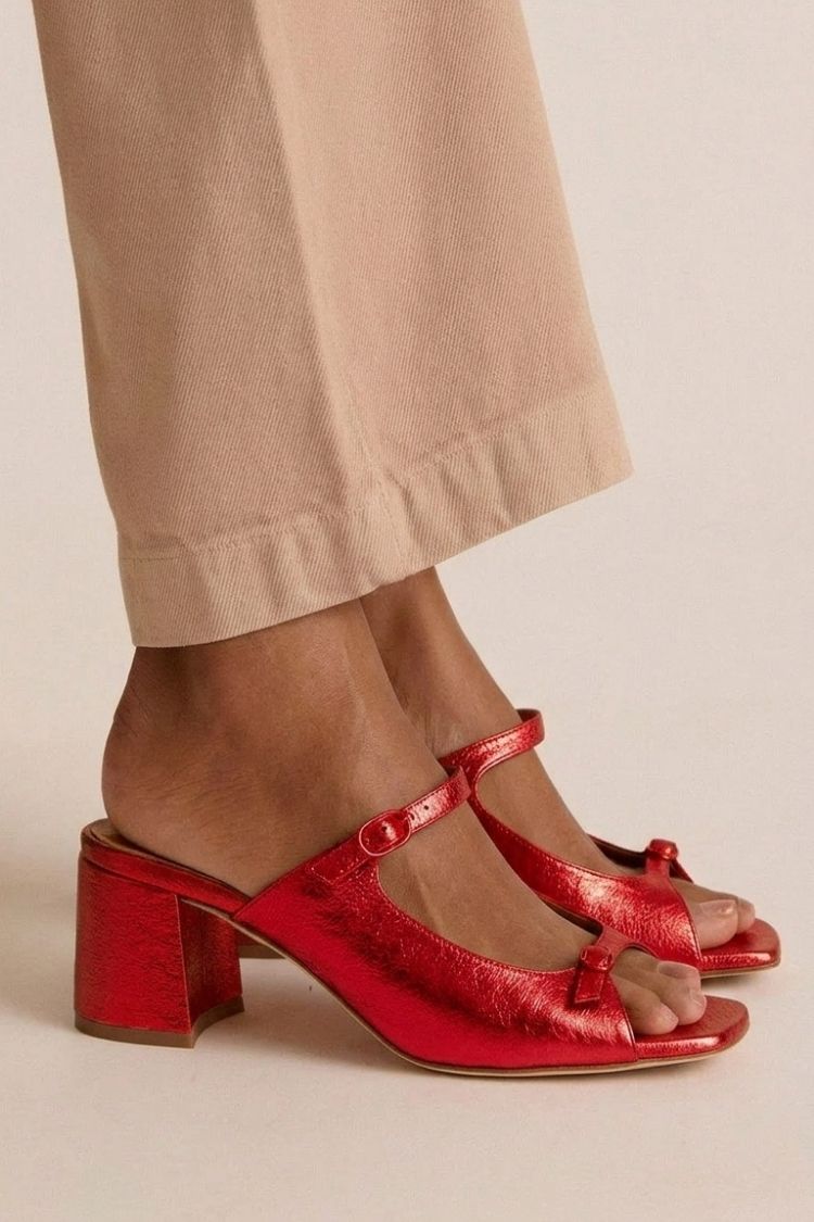 RUBY | Block Toe Heeled Sandals
