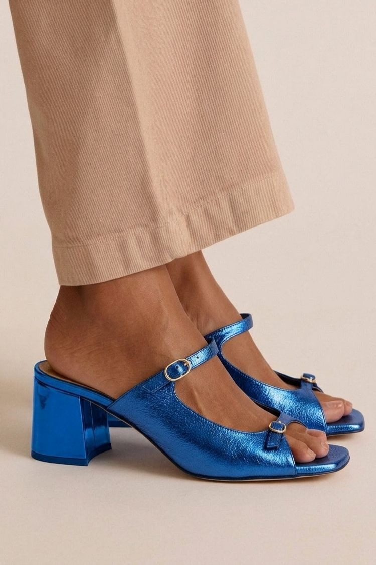RUBY | Block Toe Heeled Sandals