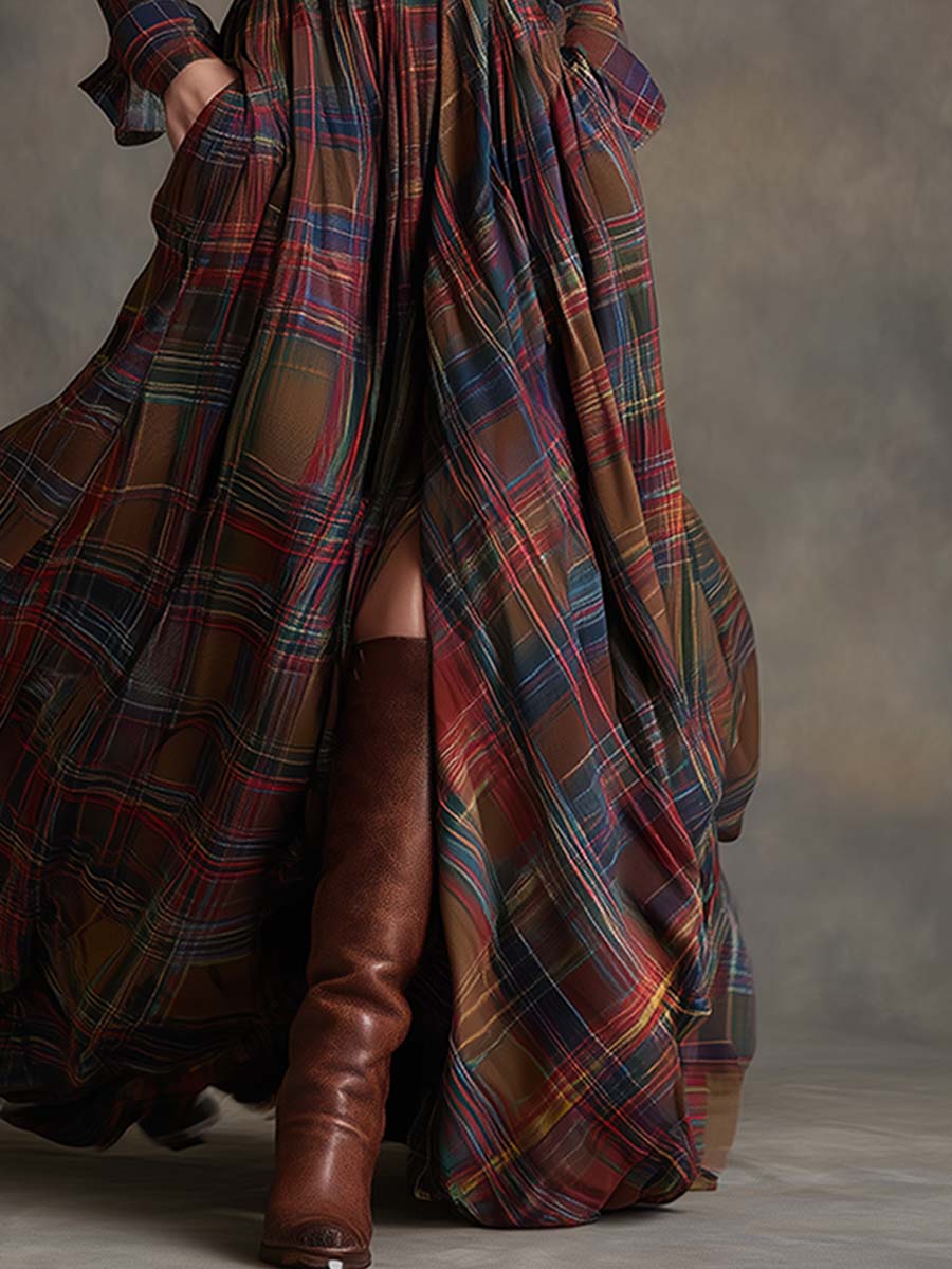 Mireline - Classic Button-Up Shirt Dress