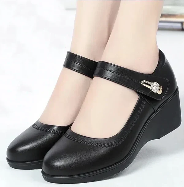 Camila Comfort Leather Support Shoes