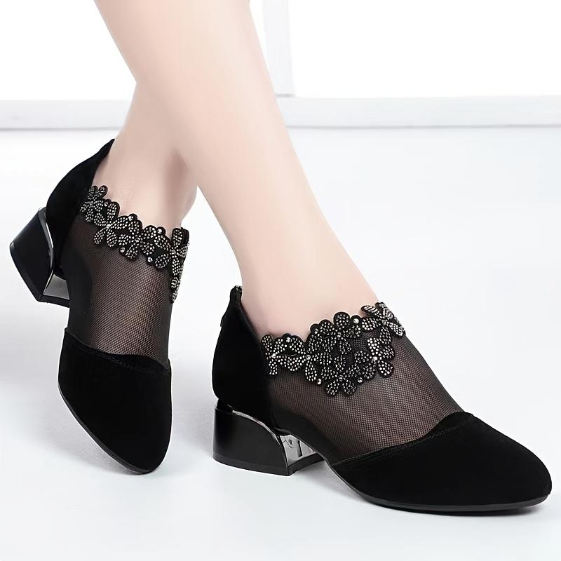 Aurora Elegant Breathable Mesh Heels