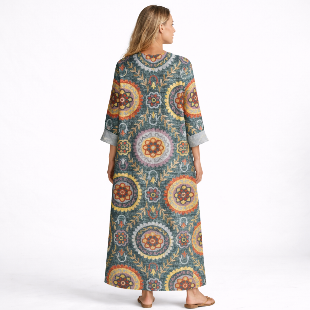 CLEMENTINE | Bohemian Maxi Dress