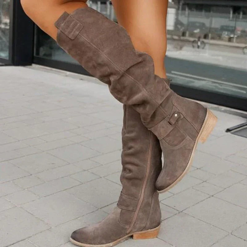 Celina | Soft Suede-Effect Winter Boots