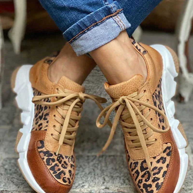 Kira™ | Comfortable Leopard Sneakers