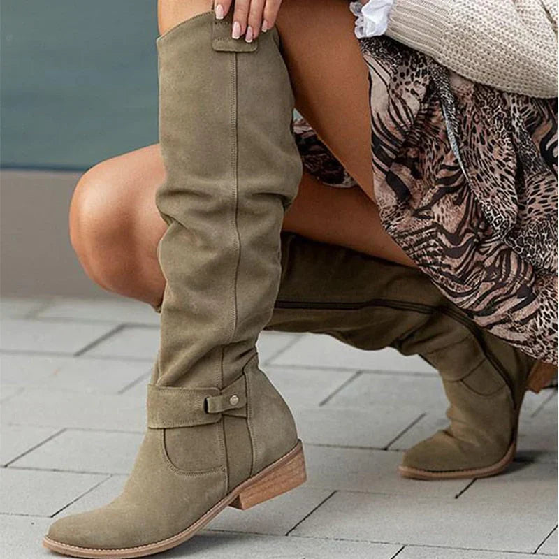 Celina | Soft Suede-Effect Winter Boots