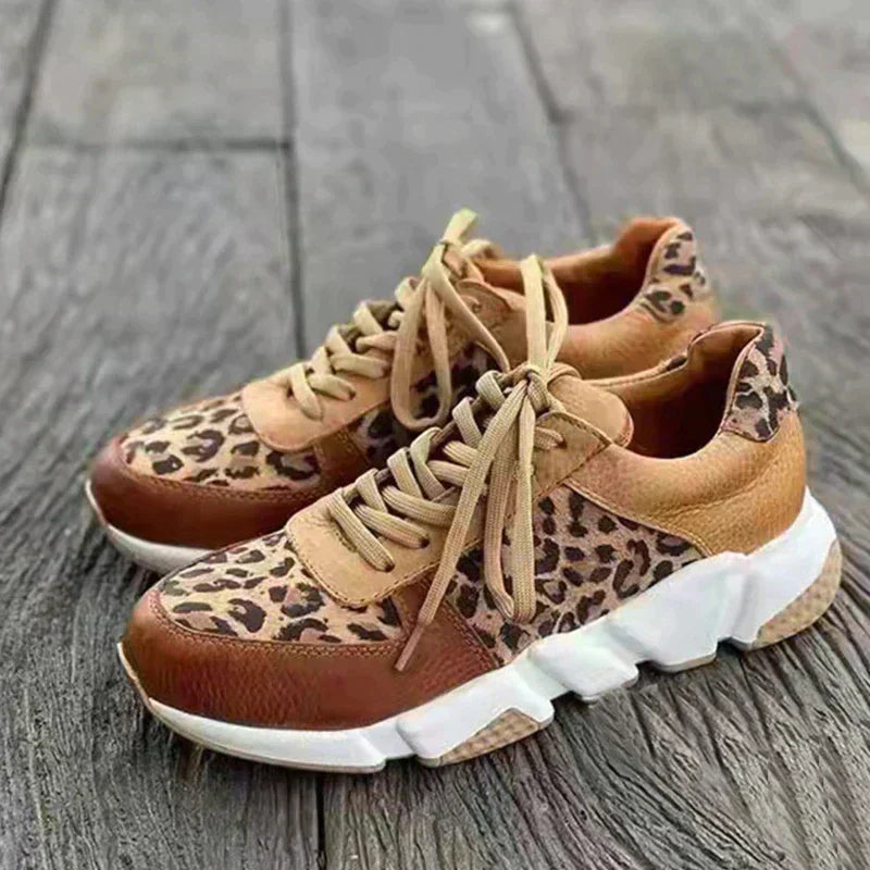 Kira™ | Comfortable Leopard Sneakers