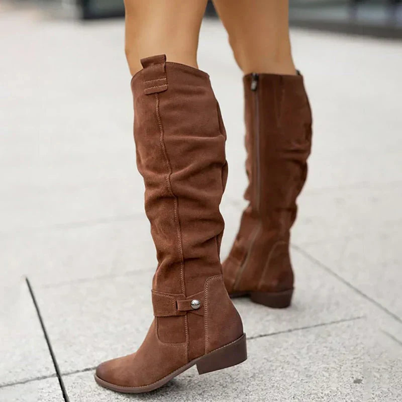 Celina | Soft Suede-Effect Winter Boots