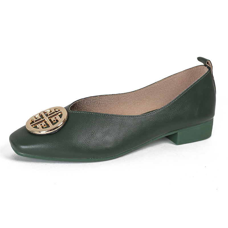Orchard™ | Leather Square-Toe Flats