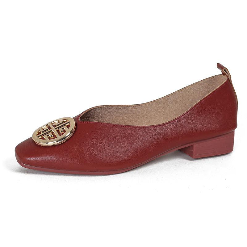 Orchard™ | Leather Square-Toe Flats