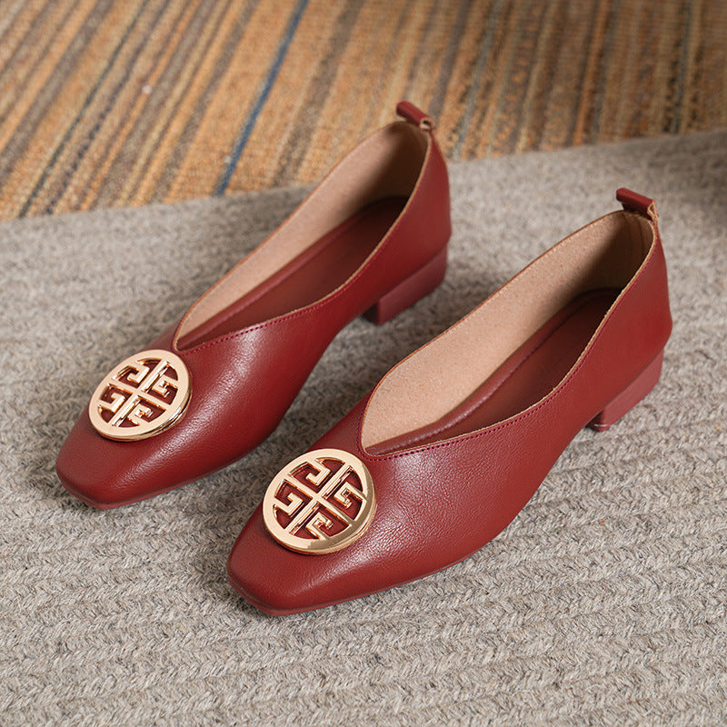 Orchard™ | Leather Square-Toe Flats