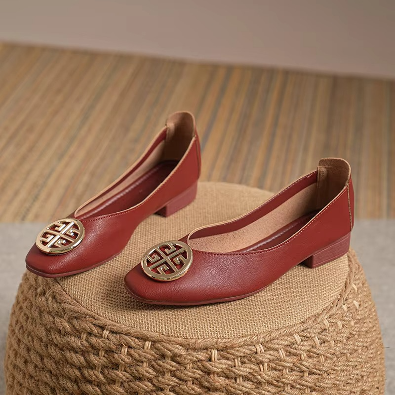 Orchard™ | Leather Square-Toe Flats
