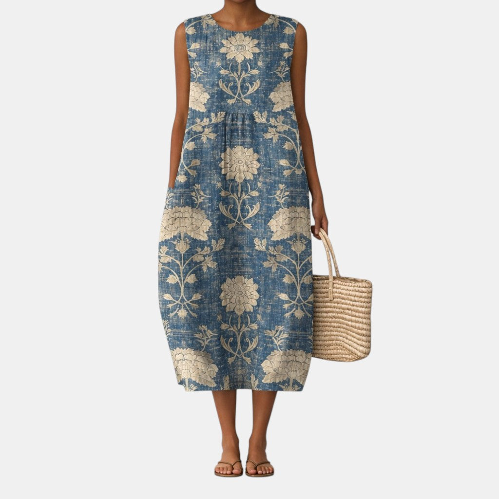 EVELYN | Sleeveless Maxi Dress
