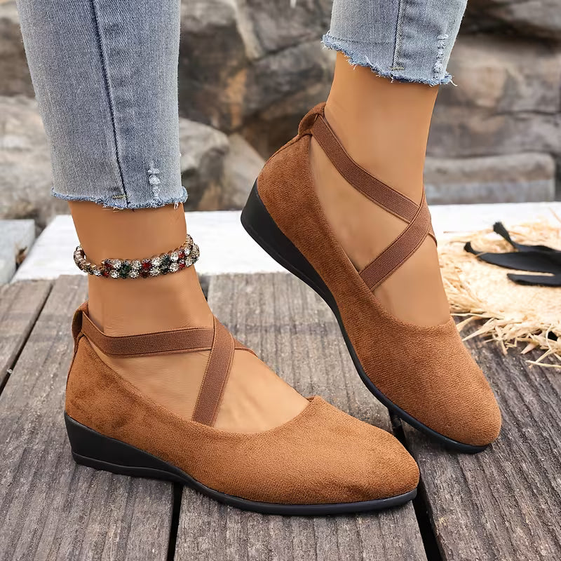 Delphine™ | Comfort Wedge Ballet Flats