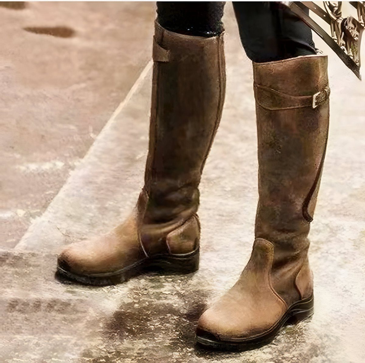 Cataleya | Leather Knee High Riding Boots