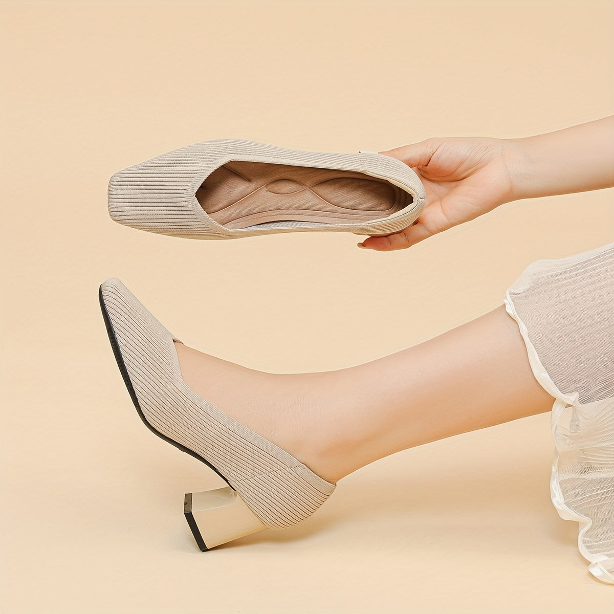 Marie | Comfortable Platform Heels with Classic Elegance