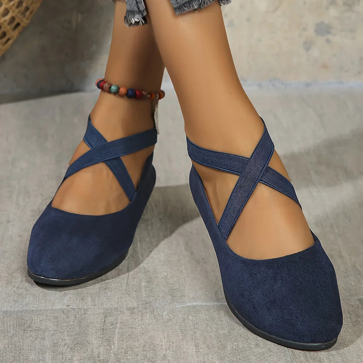 Delphine™ | Comfort Wedge Ballet Flats