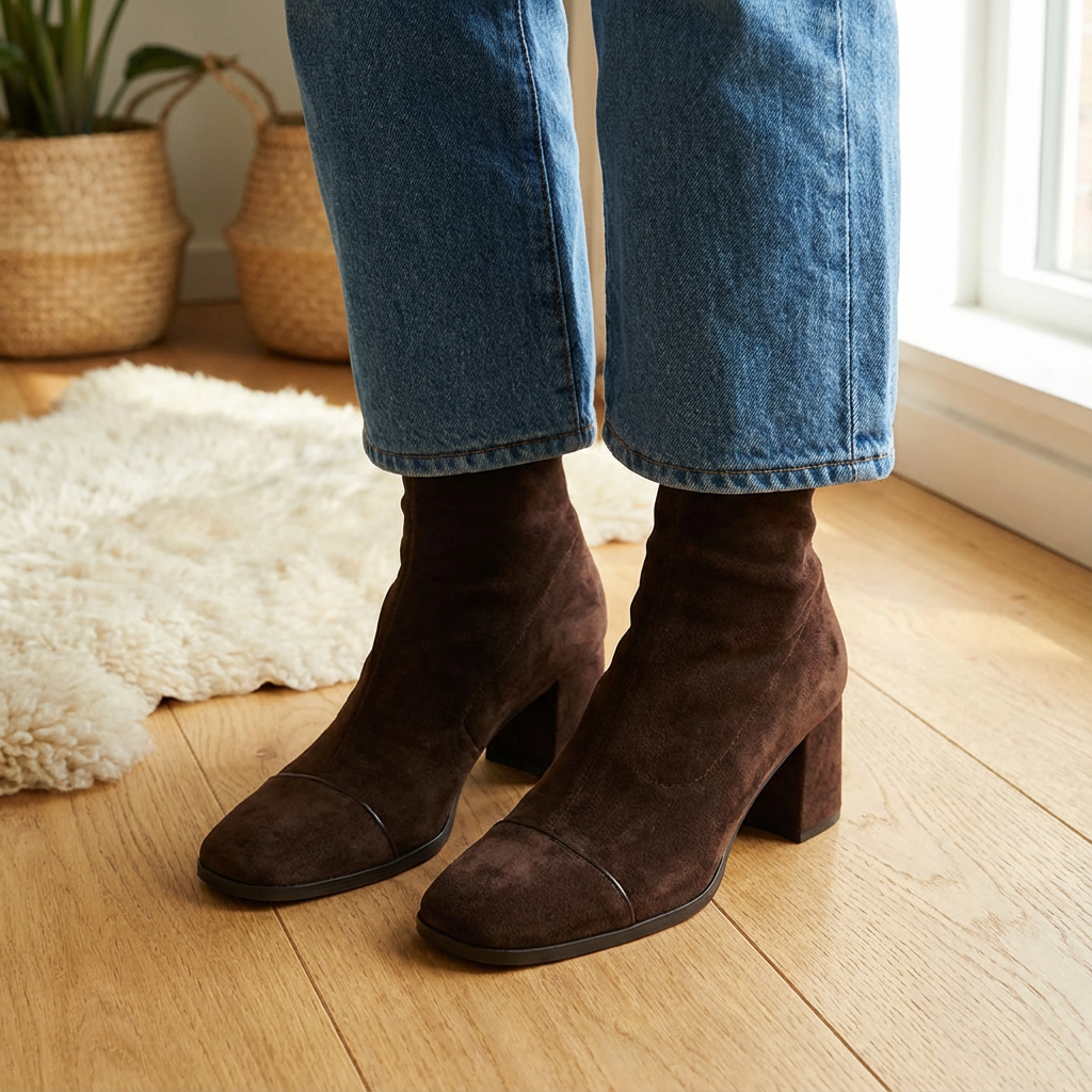 Lora | Elegant Comfort Heel Boots