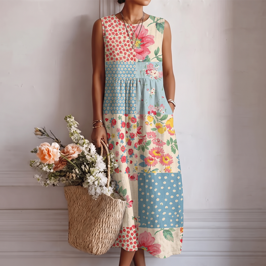 FLORENCE | Sleeveless Maxi Dress