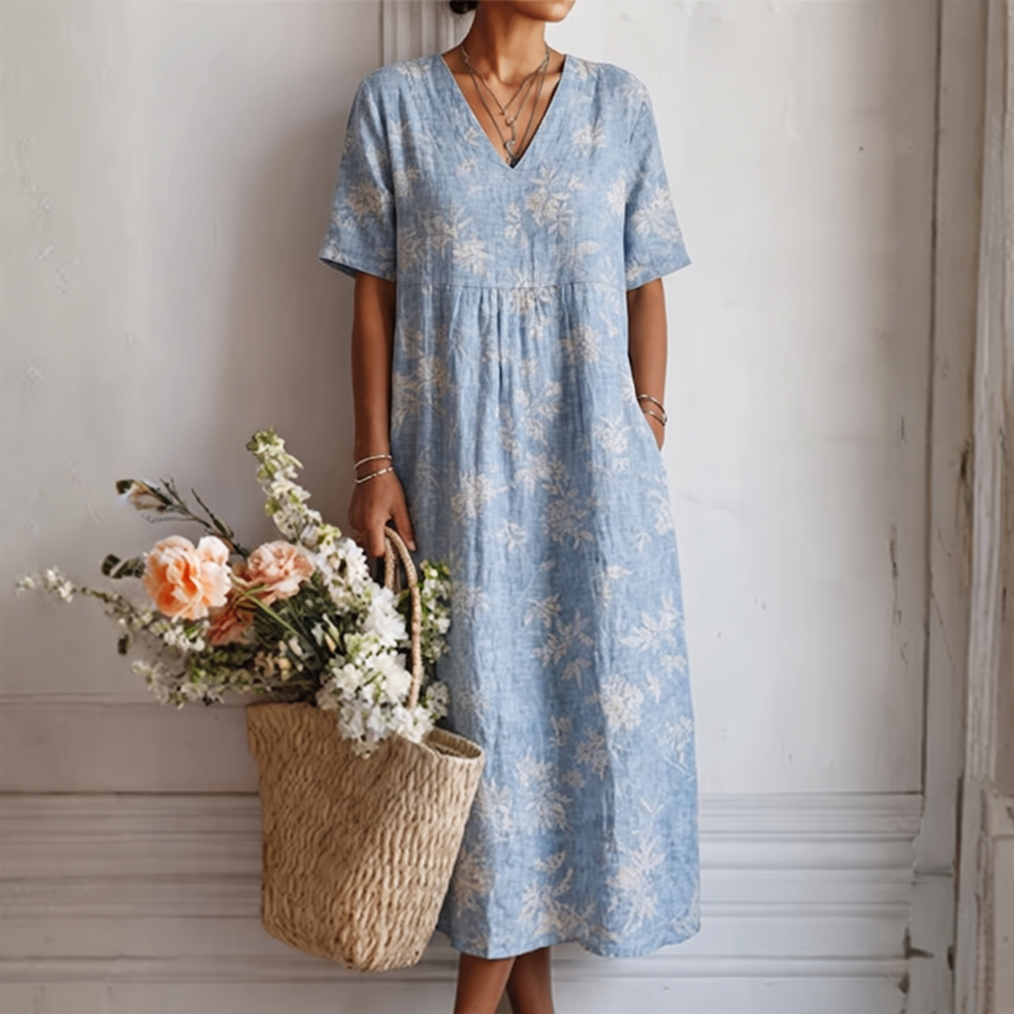 DELPHINE | Bohemian Maxi Dress