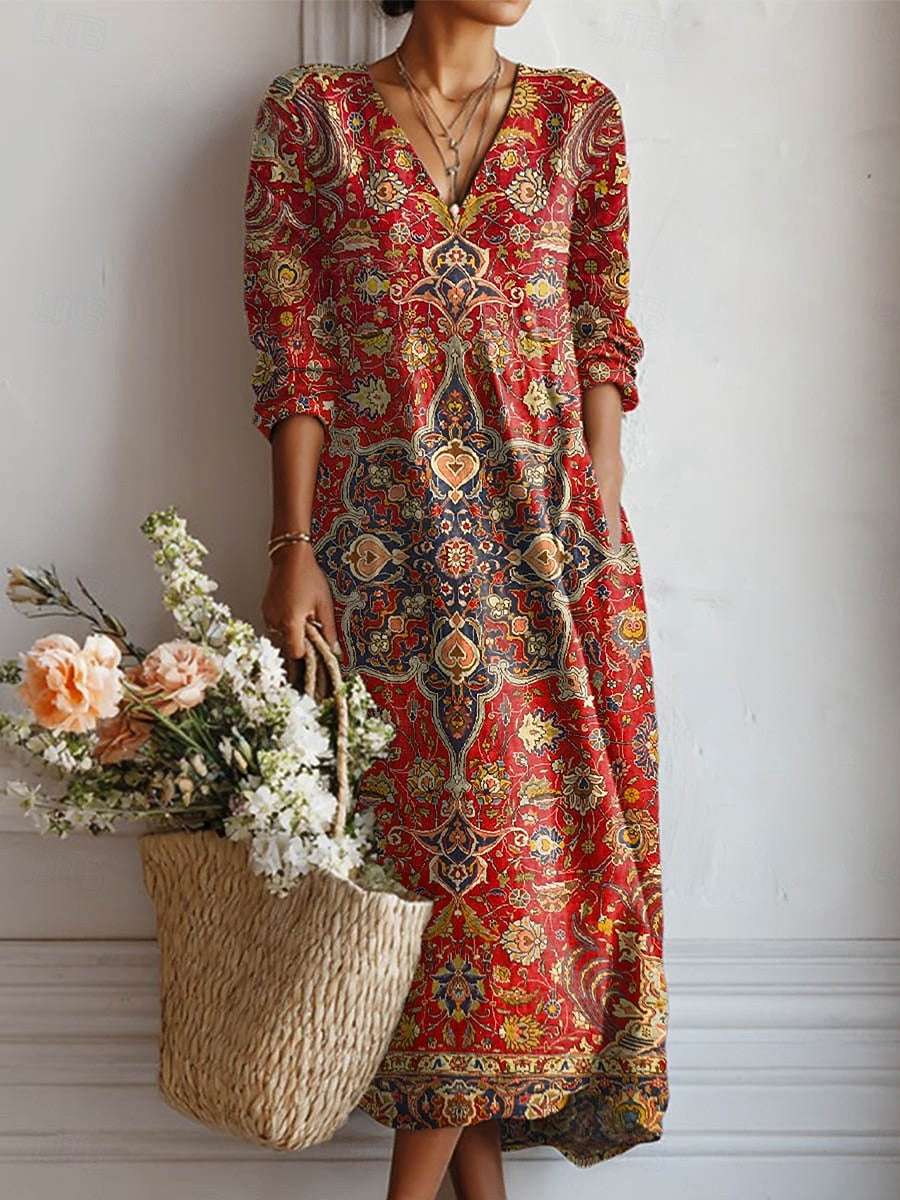 CLARA | Bohemian Maxi Dress