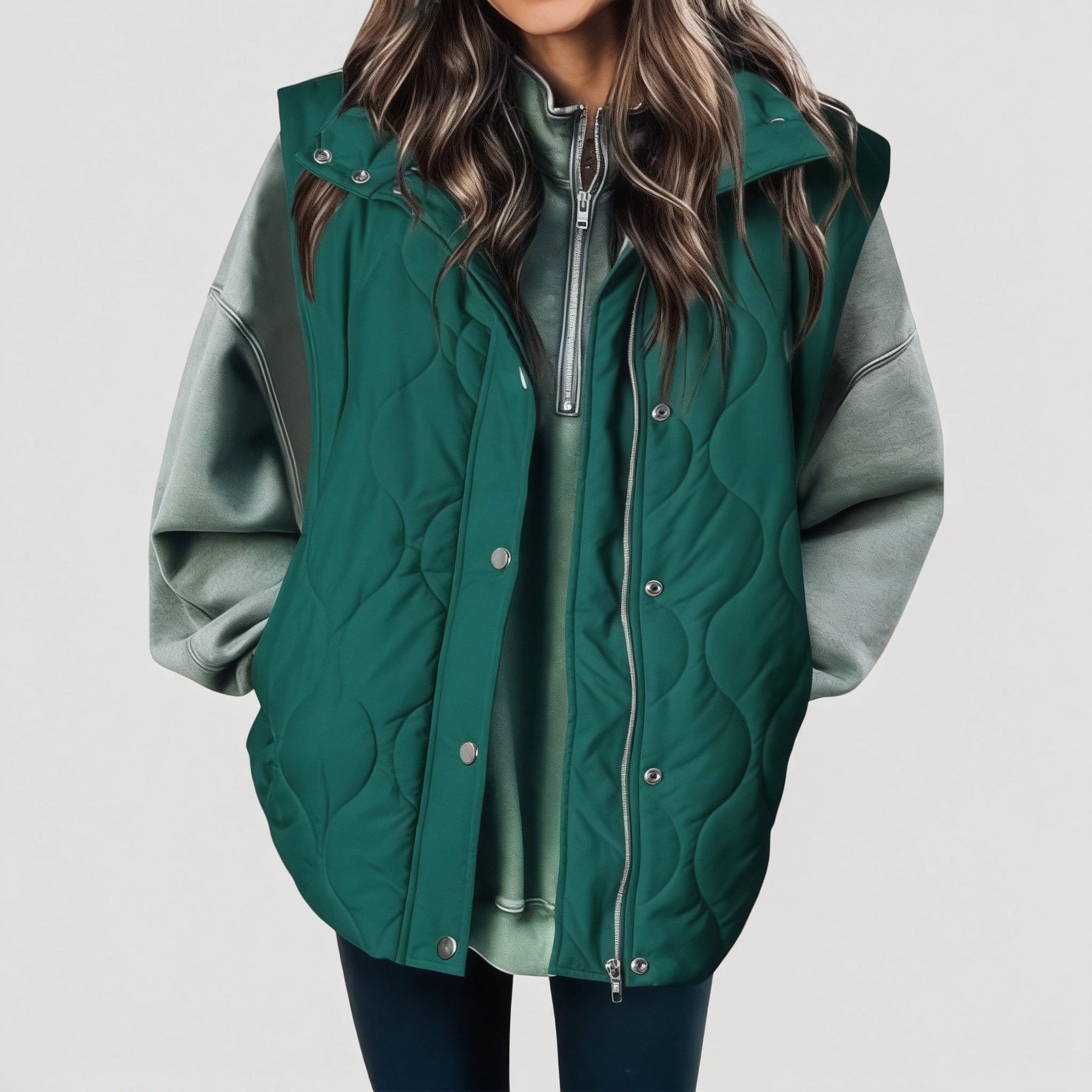 The Marlowe Quilted Hooded Vest