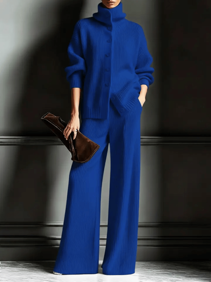 Clara | Relaxed Cardigan & Wide-Leg Pants Set