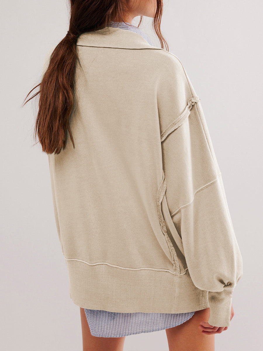 The Harper Oversized Cotton Sweatshirt
