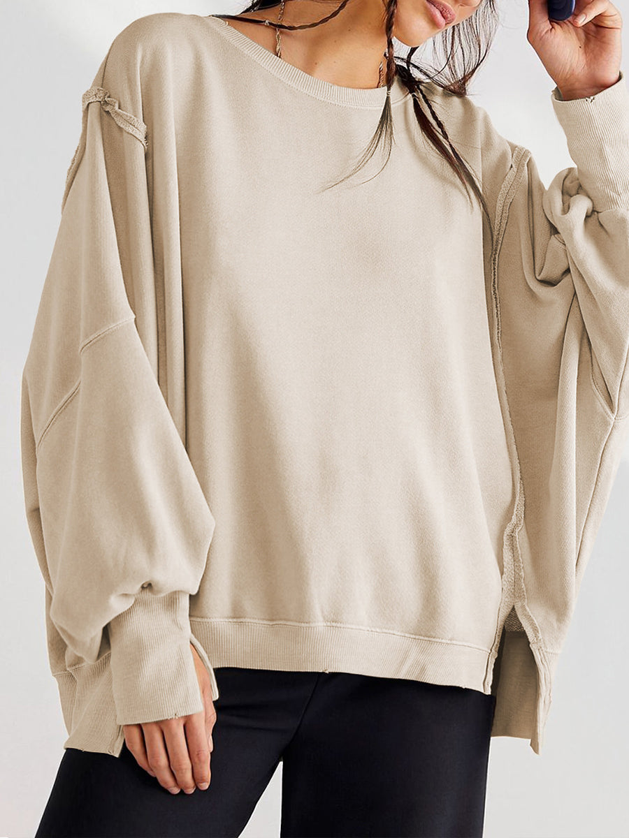 The Harper Oversized Cotton Sweatshirt