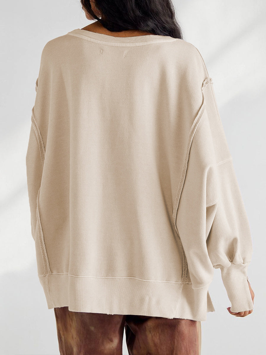 The Harper Oversized Cotton Sweatshirt