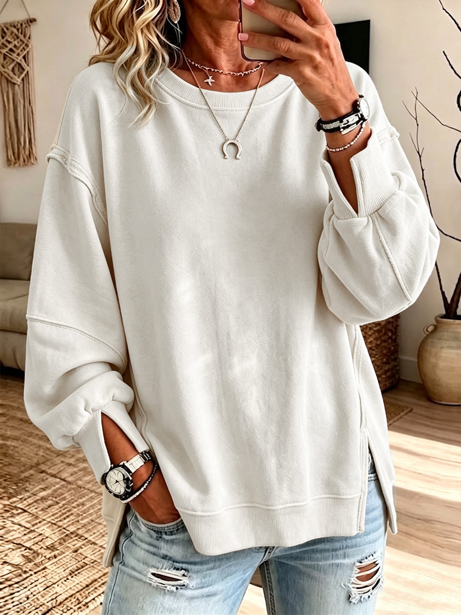 The Harper Oversized Cotton Sweatshirt