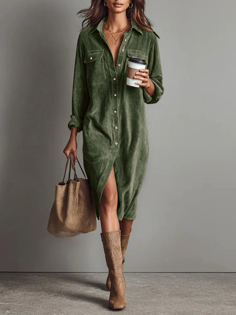 Aurovia | Chic Flared Hem Dress