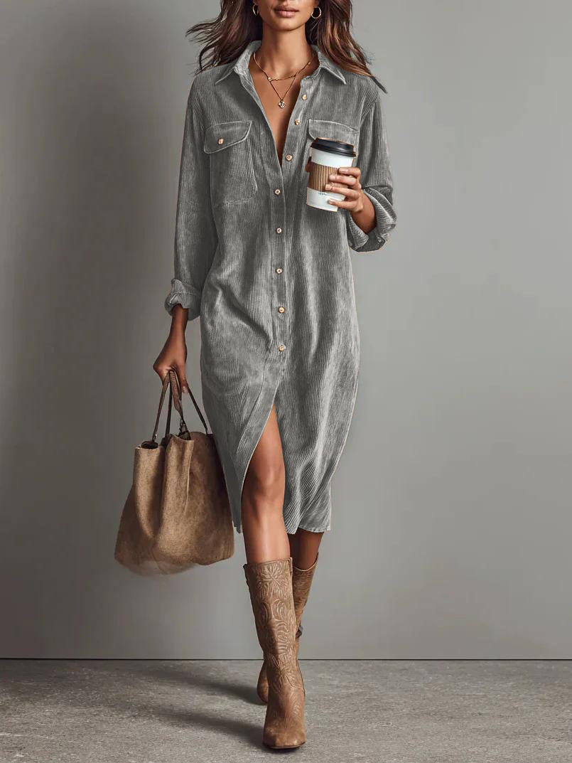 Aurovia | Chic Flared Hem Dress