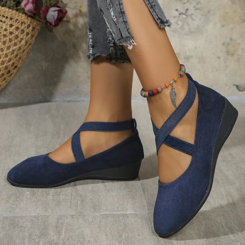 Delphine™ | Comfort Wedge Ballet Flats