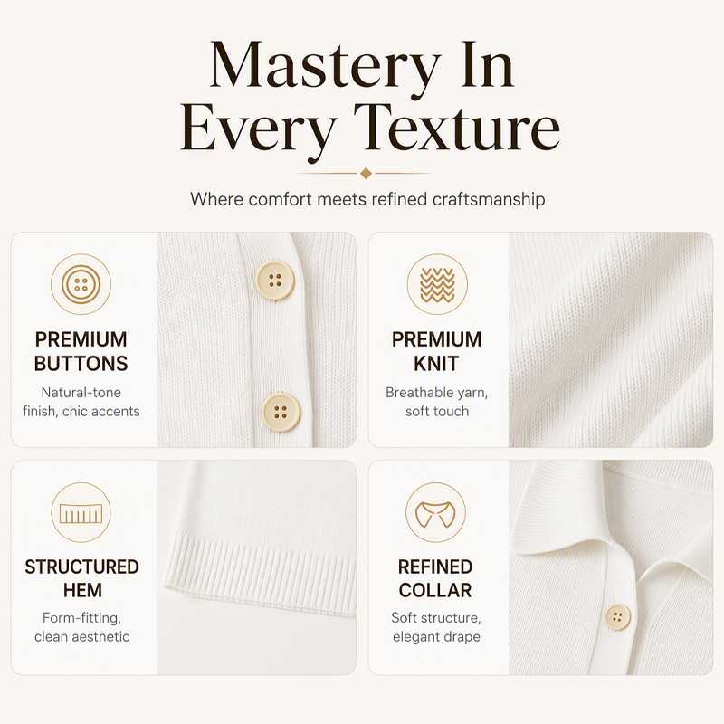 The Audrey Soft-Knit Collared Sweater